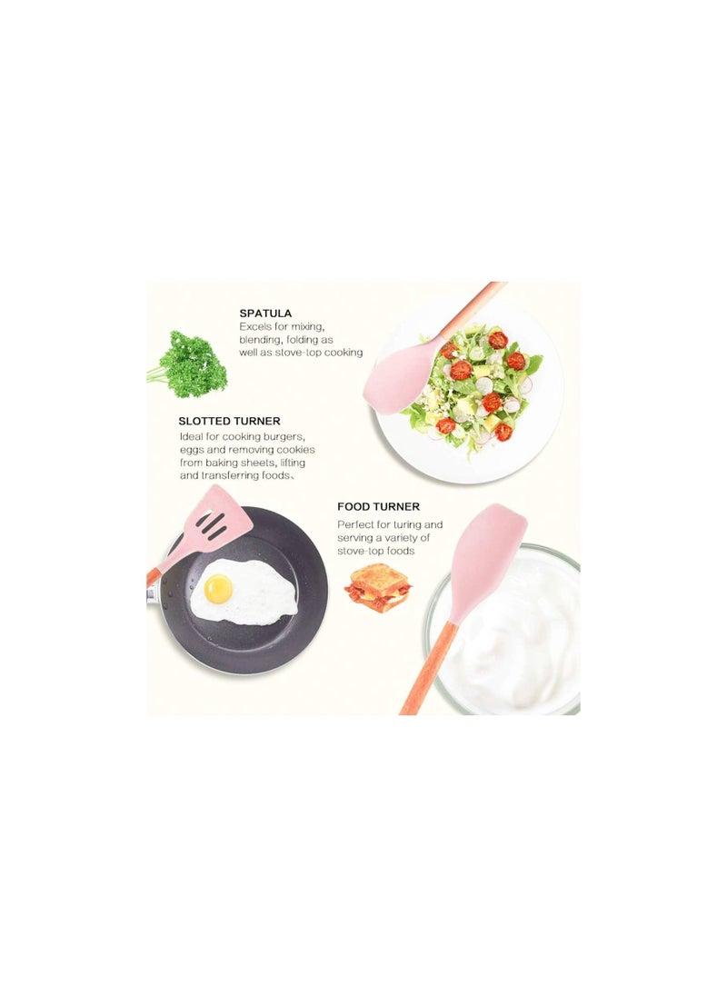 BBstore Silicone Cooking Utensils Set Of 12 Pieces Food Grade  - Image 3