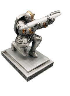 Y&D Executive Knight Pen Holder Personalized decoration Desk Accessory Stationery organizer, creative Stand Decorative Gift for Office  - Image 1