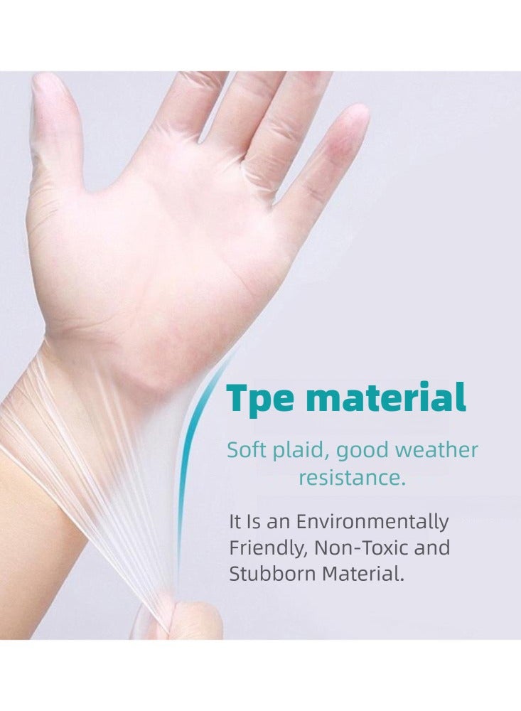 قفازات البولي ايثيلين مريحة وصحية يمكن التخلص منها: تصميم محاصر وقابل للاستخراج ، سهل الوصول ، الحفاظ على نظافة اليدين ، مناسب للاستخدام المنزلي والخارجي. 200 جهاز كمبيوتر شخصى. كمية كبيرة يمكن أن تلبي الاحتياجات الصحية اليومية. - Image 5