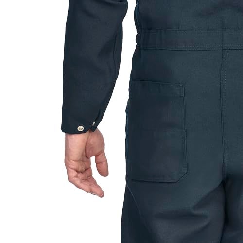 Bulwark FR Bulwark Men's Flame Resistant 4.5 oz Nomex IIIA Premium Coverall, Navy, 38 - Image 3