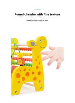 Y&D Wooden Deer Functional Calculation Frame For Children Children's Early Education Puzzle Toys  - Image 4