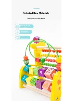 Y&D Wooden Deer Functional Calculation Frame For Children Children's Early Education Puzzle Toys  - Image 3