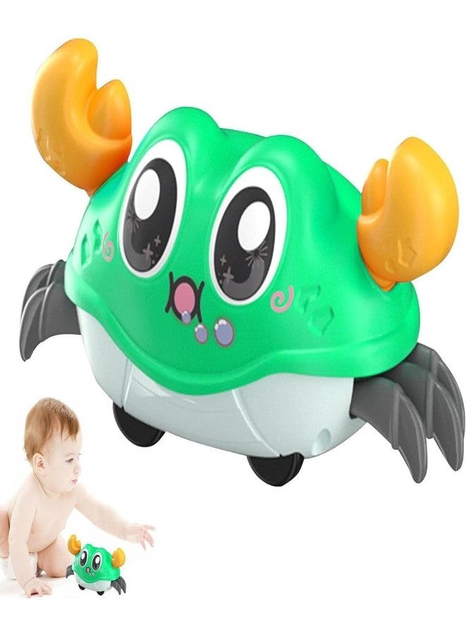 Munmoll Wind Up Baby Toys Crawling Running Crab Toy for Kids Infant Toddlers Tummy Time Carb Moving Toys for Babies Boys Girl Birthday Gift Multicolor (Pack of 1) - Image 4