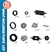 BroTex Wheels and Axles Building Blocks Set Vehicle Truck Tires Compatible with Classic Bricks Car Parts - Image 4