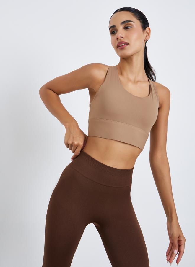 Styli Active Women Multi Strap High Support Sports Bra - Image 1