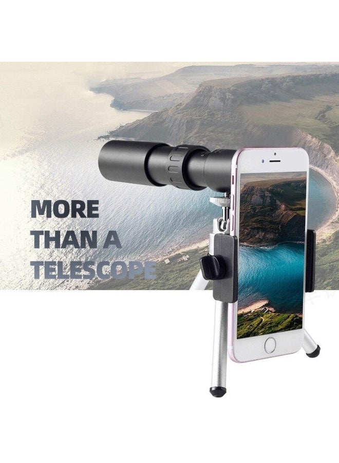 Generic 10-300x40 Zoom Portable Telescope  Metal Monocular Long Range Binoculars Powerful Professional HD For Hunting Travel - Image 3