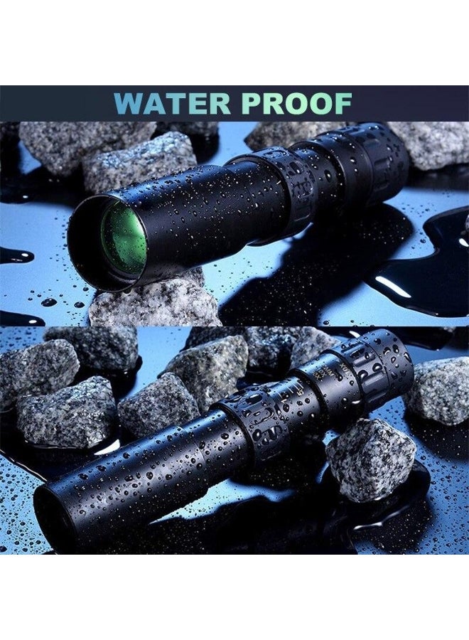 Generic 10-300x40 Zoom Portable Telescope  Metal Monocular Long Range Binoculars Powerful Professional HD For Hunting Travel - Image 4