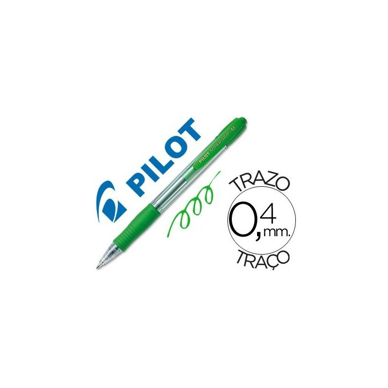 Pilot Super Grip Dry Gel Pen, Green 1.0, 12 Pens - Image 2