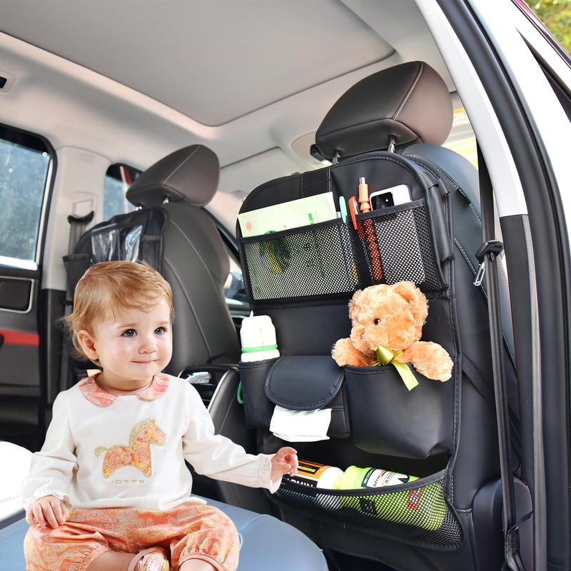 VEHIRIE Car Backseat Organiser - Black - Image 4