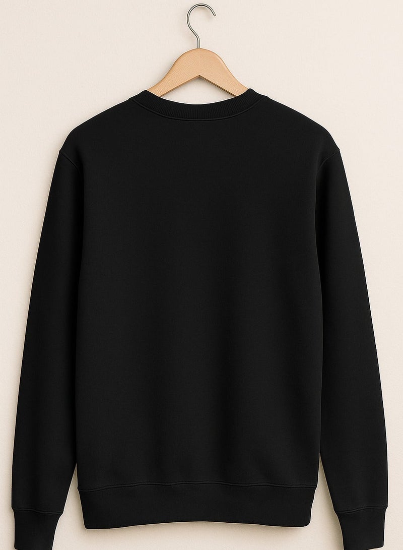 UAE National Day Arabic Calligraphy Sweatshirt – Patriotic Typography Design | Unisex Emirati Pullover - Image 3