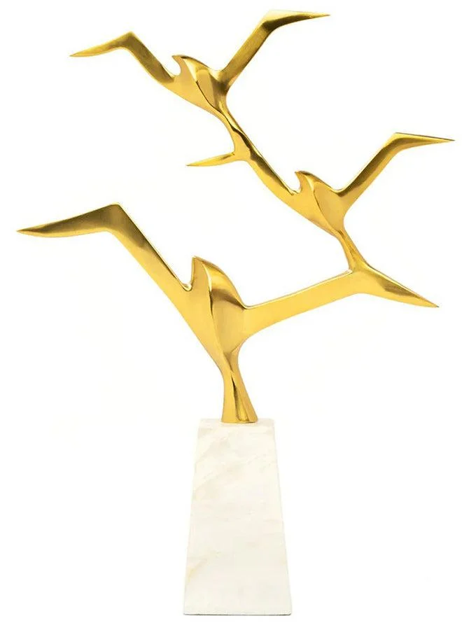 KNOT HOME Jean Butterfield Marble Based Statue Knot Home Designer Accessory for Bedroom Living Dining Room Office Area Décor