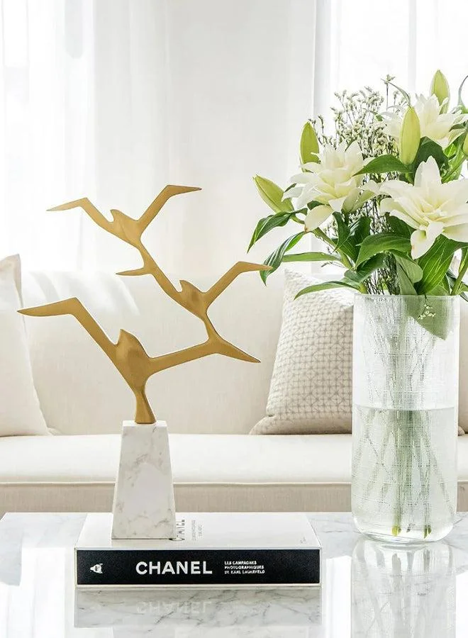 KNOT HOME Jean Butterfield Marble Based Statue Knot Home Designer Accessory for Bedroom Living Dining Room Office Area Décor
