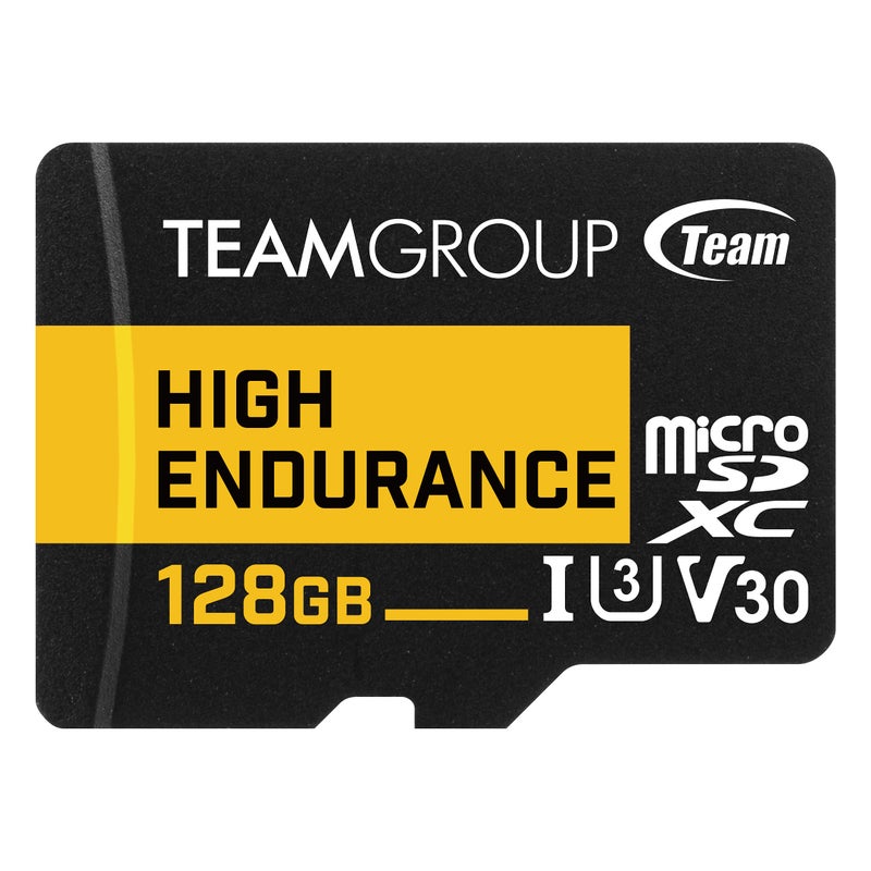 TEAMGROUP HIGH Endurance 128GB Micro SDXC UHSI U3 V30 4K 100MBs Designed for Monitoring Stable Durable Long Lasting Flash Memory Card Support 4K Full HD Video Recording THUSDX128GIV3002 - Image 2