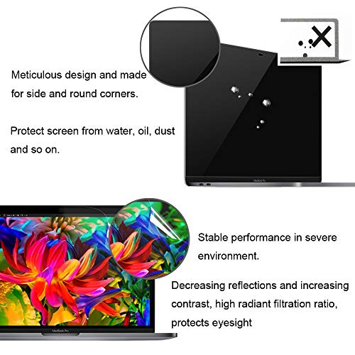 OJOS Screen Protector Glossy Film Compatible with 2018 New MacBook Air 13 Inch (Model: A1932) Anti Scratch and Bubble Free Screen Cover (Gloss Clear) - Image 3
