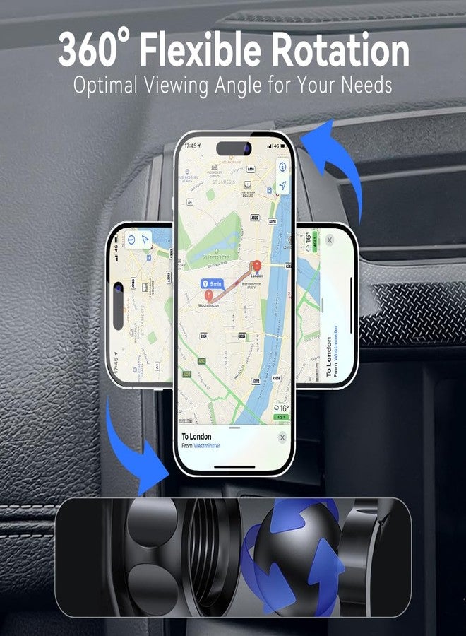 BEERTE Fits MagSafe Car Mount Fit for Dodge Ram 1500 2019-2024 Hands Free Magnetic Phone Holder for Car Phone Mount Fit for iPhone 15 14 13 12 Series MagSafe Case All Phones (NOT for 1500 Classic) - Image 4