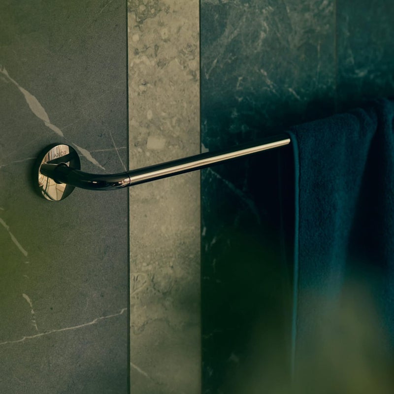 AXOR AXOR Universal Circular 26inch Modern Towel Bar 24 in Brushed Nickel 42860820  - Image 2