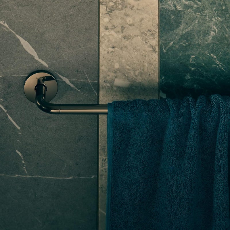 AXOR AXOR Universal Circular 26inch Modern Towel Bar 24 in Brushed Nickel 42860820  - Image 3