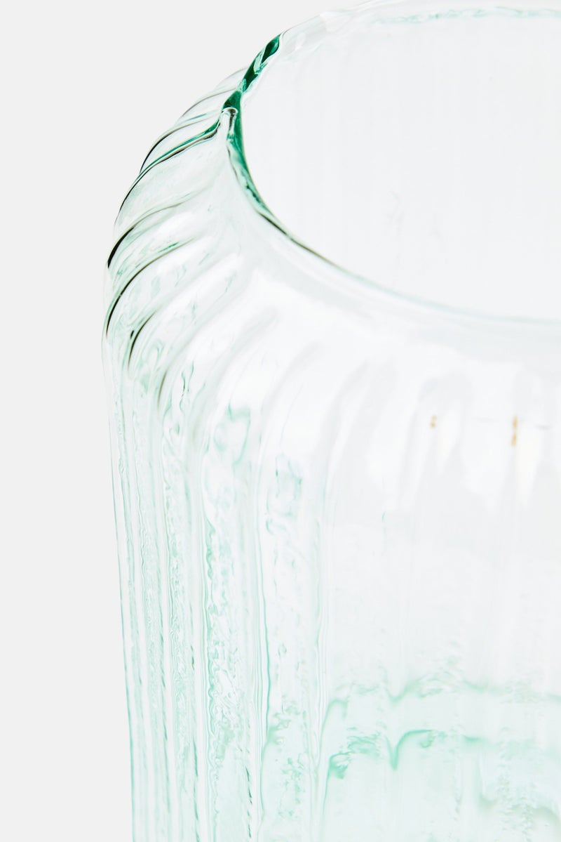 Muy Mucho Glass Vase 21 H x 14 D cm, Transparent  - Image 3