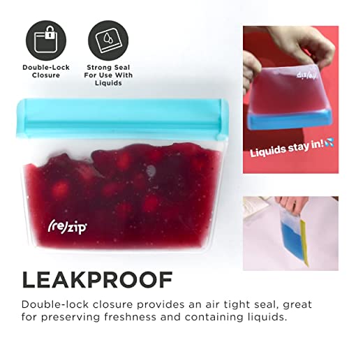Rezip BlueAvocado Re-Zip Seal Reusable Storage Bag Kit (Pack of 5) - Image 3