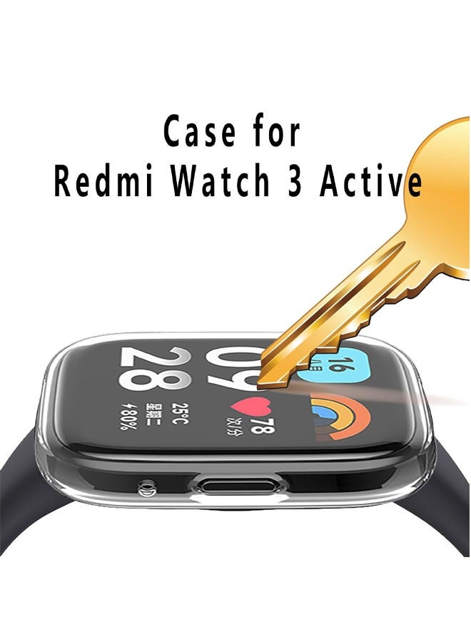 2-Pack Case Compatible With Xiaomi Redmi Watch 3 lite/ Xiaomi Redmi Watch 3 ActiveTPU Shockproof Protective Case - Image 2