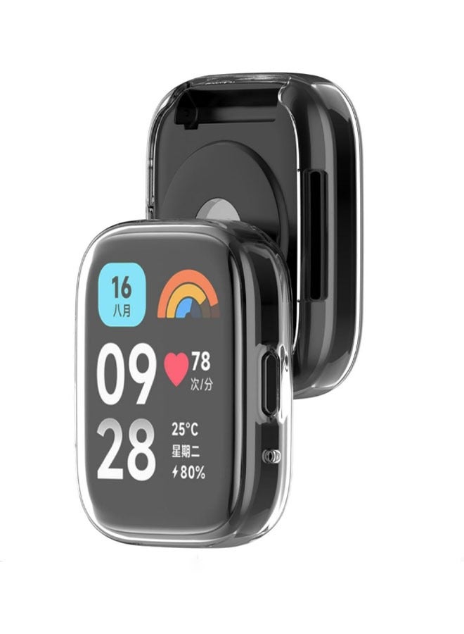 2-Pack Case Compatible With Xiaomi Redmi Watch 3 lite/ Xiaomi Redmi Watch 3 ActiveTPU Shockproof Protective Case - Image 4