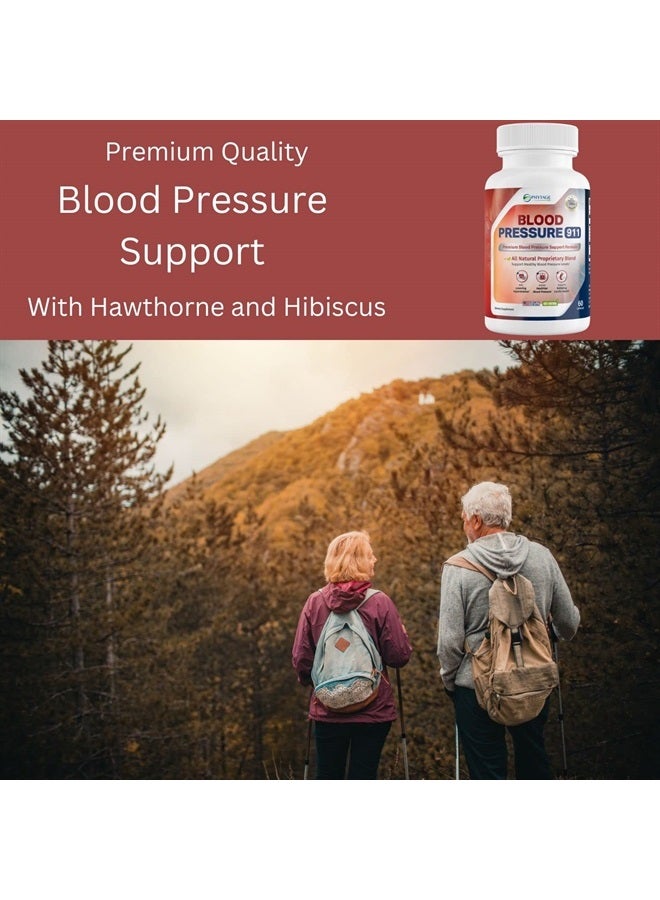 Phytage Labs Blood Pressure 911 Premium Supplement - BP Support Pills for Healthy Heart, Circulatory Health & Cardiovascular Support. 60 Capsules - Image 4