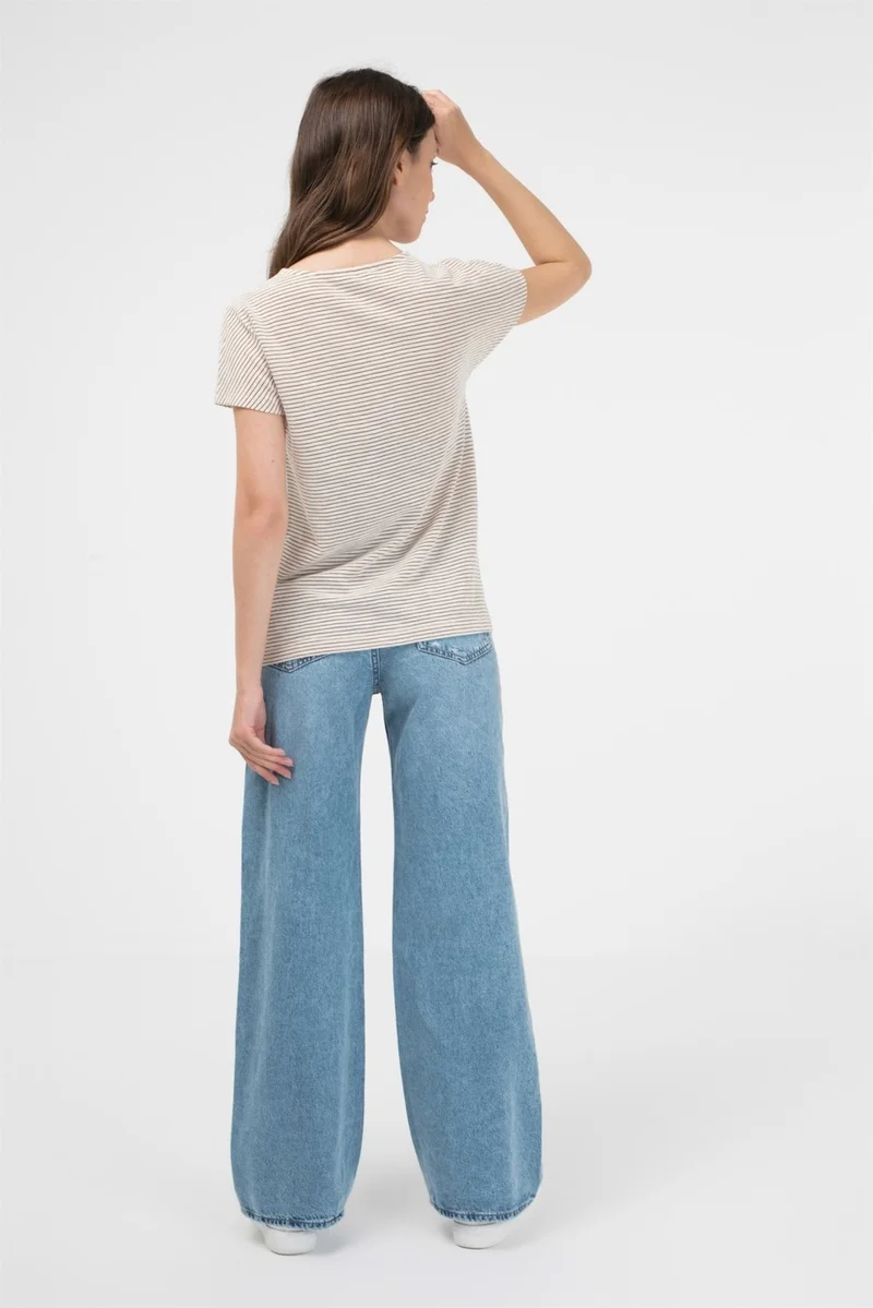 بي ار زد كولكشن Lurex Women's Short Sleeve T-Shirt