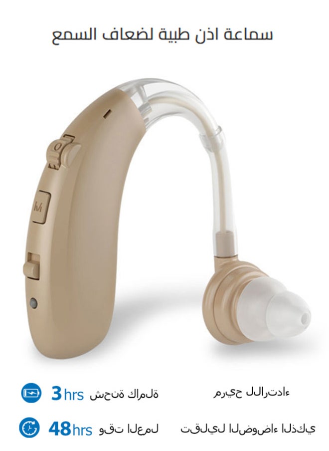 Chixing Rechargeable Hearing Aid, Invisible Behind The Ear Hearing Aids Amplifiers, Magnetic Assistive Listening Devices for Adults and Seniors with Noise Cancelling  - Image 1