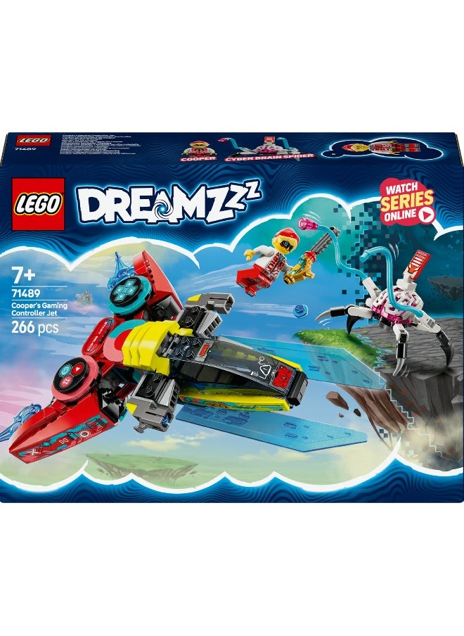 LEGO - LEGO DREAMZzz Cooper’s Gaming Controller Jet 71489 Building Set (266 Pieces) - Image 1