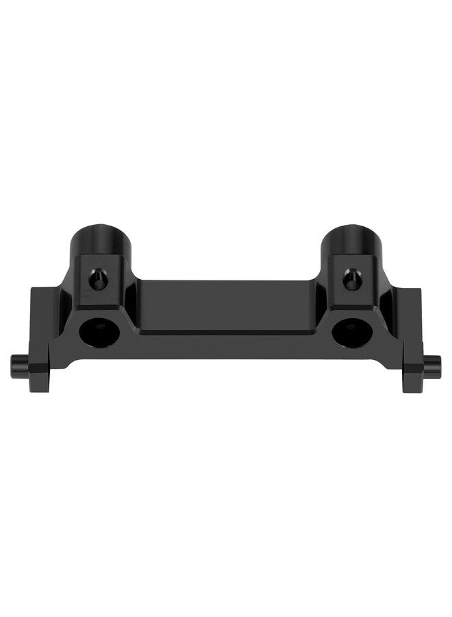 RCHUBAM 1/18 Universal RC Front or Rear Bumper Mount Upgrade Part Aluminum CNC Machined - 1PCS Compatible with 1/18 HPI Venture HILUX RC Off-Road Crawler Car Upgrade Parts (Black) - Image 3