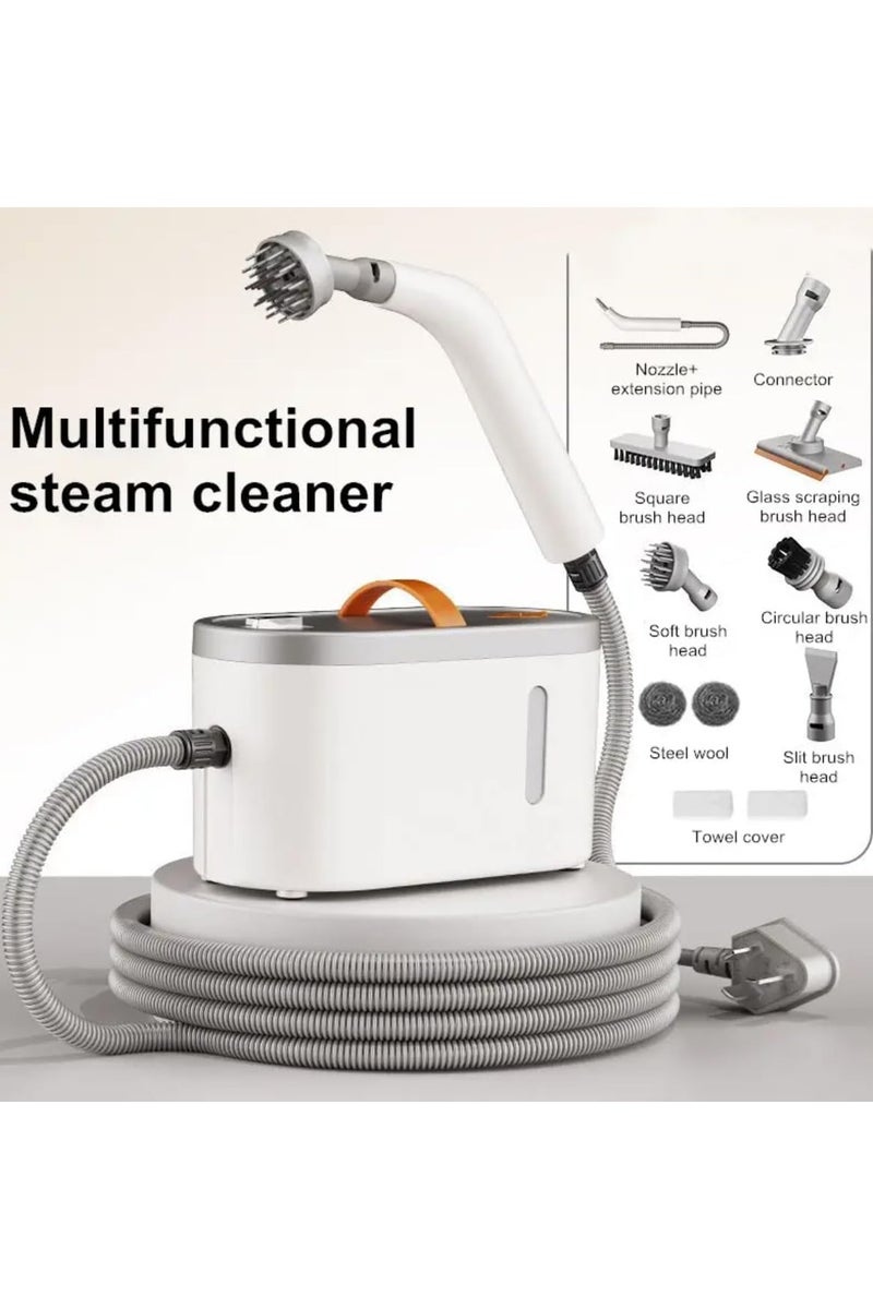 Multi-Function Steam Cleaner, 105°C High-Temperature, 2.6 Bar Pressure, with Brush Head and Glass Scraper for Home Appliances  - Image 4