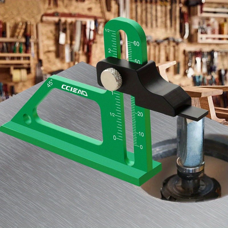 مقياس ارتفاع دقيق بتصنيع باستخدام الحاسب الآلي (CNC) 0-60 مم مجموعة واحدة أداة قياس عمق قابلة للتعديل بمقياس مزدوج - Image 3