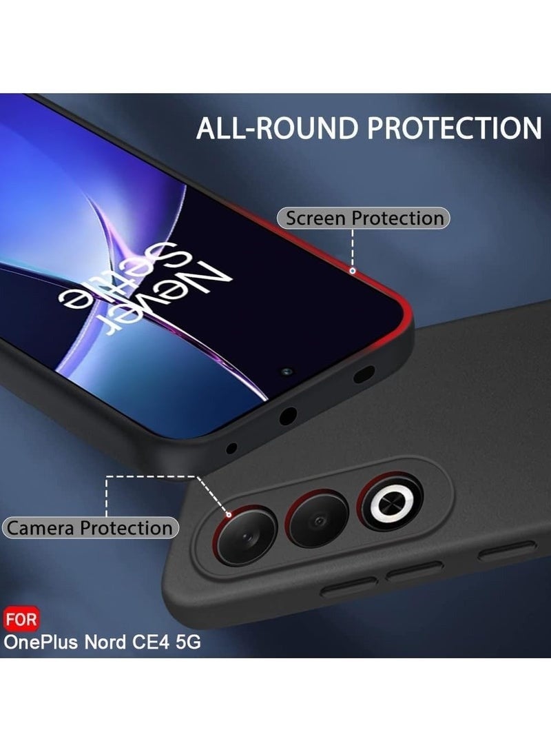OnePlus Nord CE 4 5G TPU Case Cover Slim Fit Protective Matte Finish Cover Camera Protection Bump Bumper Cover for OnePlus Nord CE 4 - Image 3
