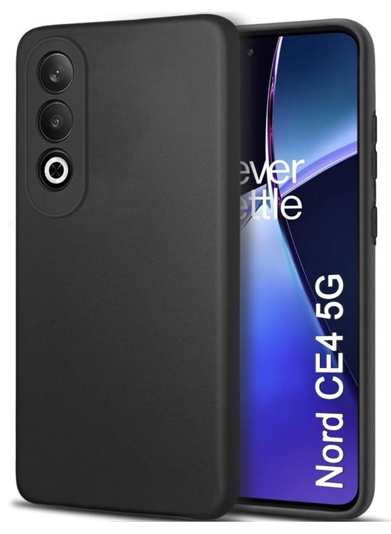 OnePlus Nord CE 4 5G TPU Case Cover Slim Fit Protective Matte Finish Cover Camera Protection Bump Bumper Cover for OnePlus Nord CE 4 - Image 1