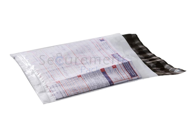 SECUREMENT Security Poly Courier bag Envelopes with POD pouch (6 x 8 inches) - 1000 Packs - Image 3