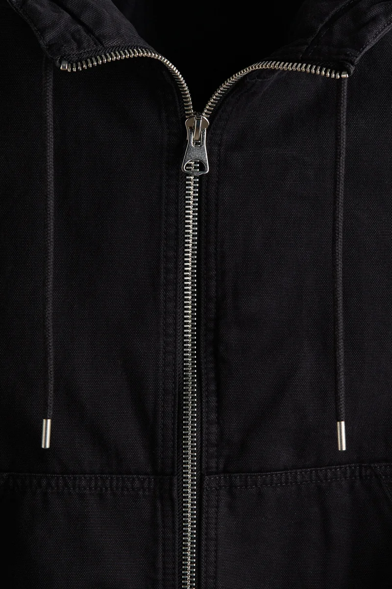 H&M  Hooded cotton workwear jacket for Men | Best Price UAE