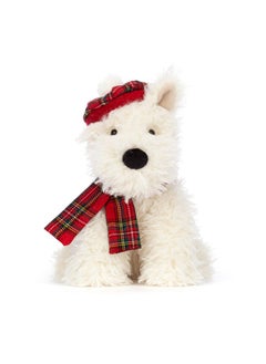 Jellycat Winter Warmer Munro Scottie Dog Stuffed Animal, 8 Inches | Dogs & Puppies Plush Toy | Classic Children'S Gift | Christmas  - Image 4