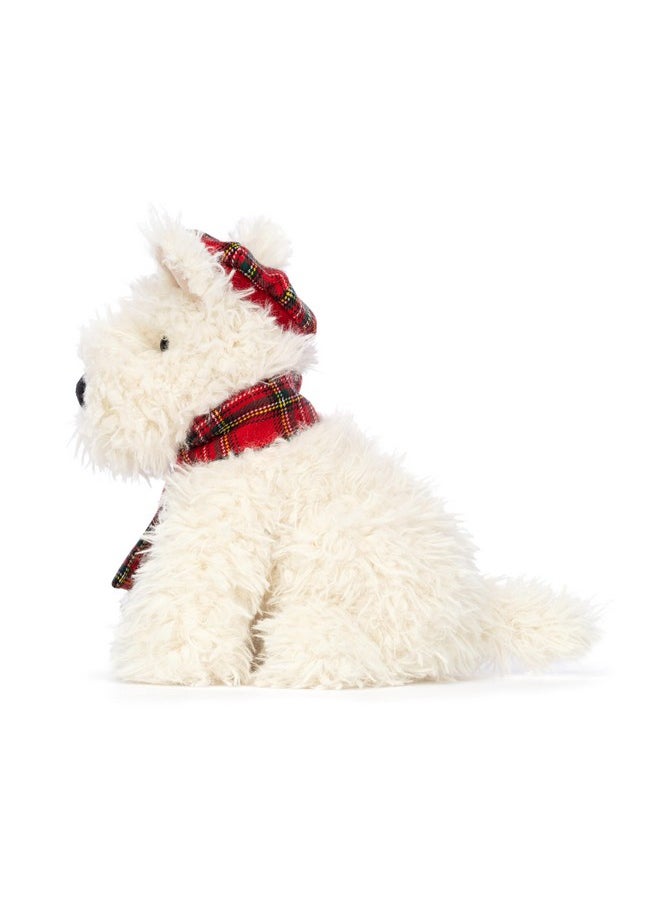 Jellycat Winter Warmer Munro Scottie Dog Stuffed Animal, 8 Inches | Dogs & Puppies Plush Toy | Classic Children'S Gift | Christmas  - Image 2