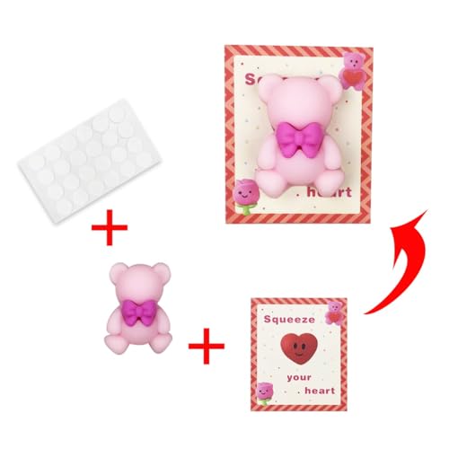 ANAB GI Valentines Cards with Mochi Squishy Toys Squishies for Kids (Set of 5) - Image 3