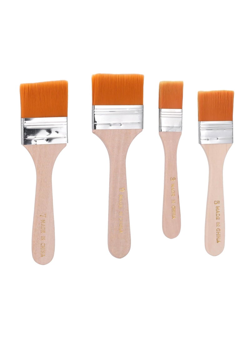 مجموعه من فرش الرسم للفنانين 4 فرش رسم عريض