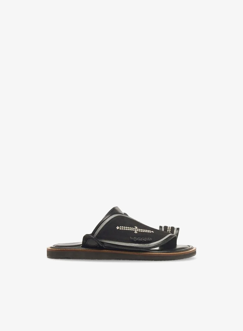 Al Waha Boys Slip-On Leather Arabic Sandals Ramadan Collections