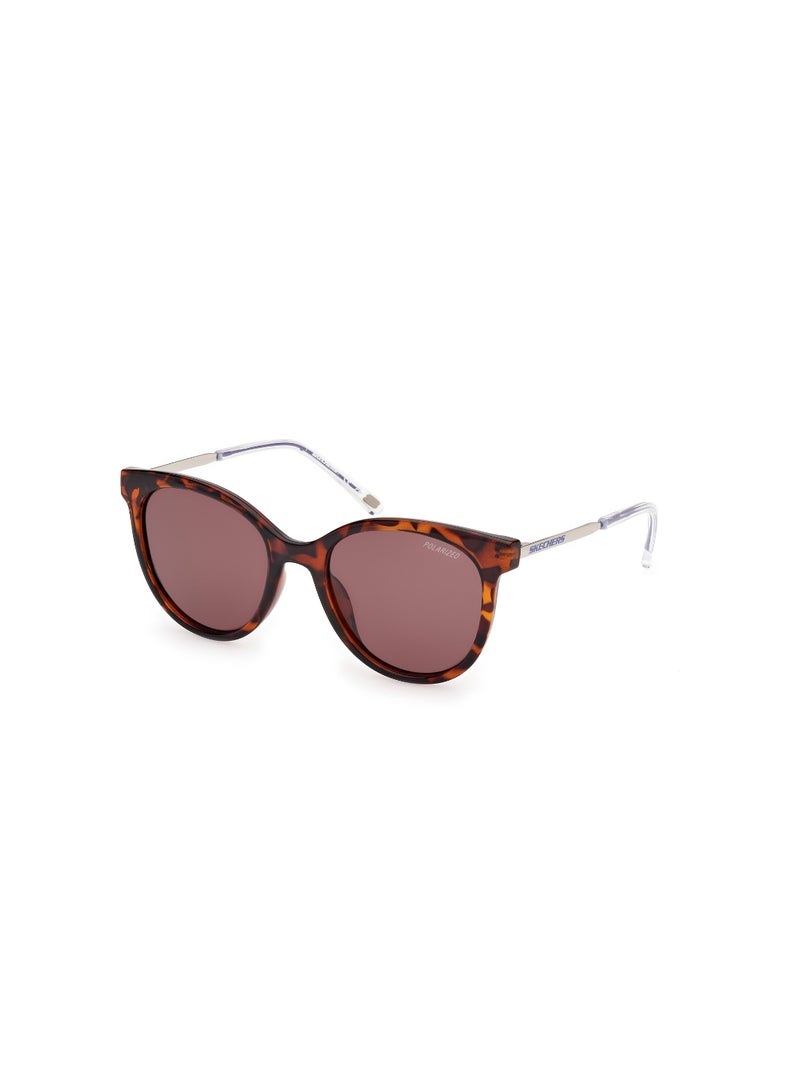 SKECHERS Girls Round Shape  Sunglasses SE0002452D52 Lens Size: 52 Millimeter - Dark Havana  - Image 1