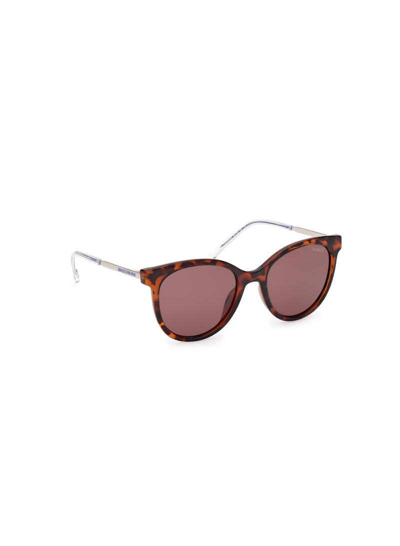 SKECHERS Girls Round Shape  Sunglasses SE0002452D52 Lens Size: 52 Millimeter - Dark Havana  - Image 3