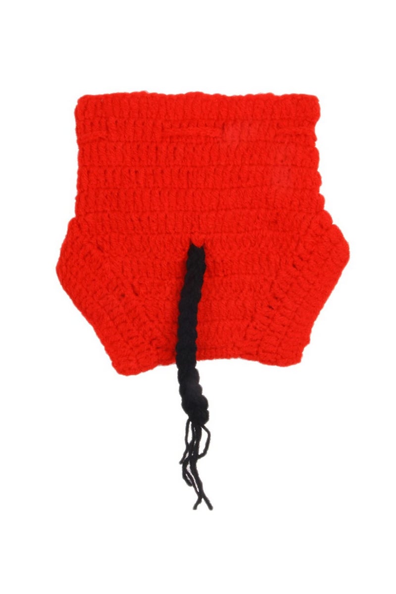 3Pcs Set Hat Short Pants and Socks Newborn Baby Girls Boys Crochet Knit Costume Photography Prop Outfits for 0-6 Months Baby Soft Comfortable Summer Outfit  - Image 5