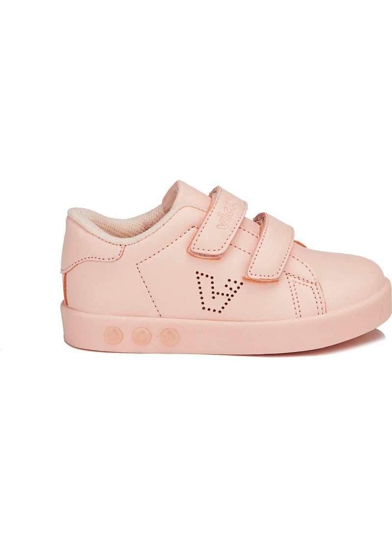 VICCO 313.E19K.100 Casual Light Up Girls/Boys Sneakers Powder  - Image 1