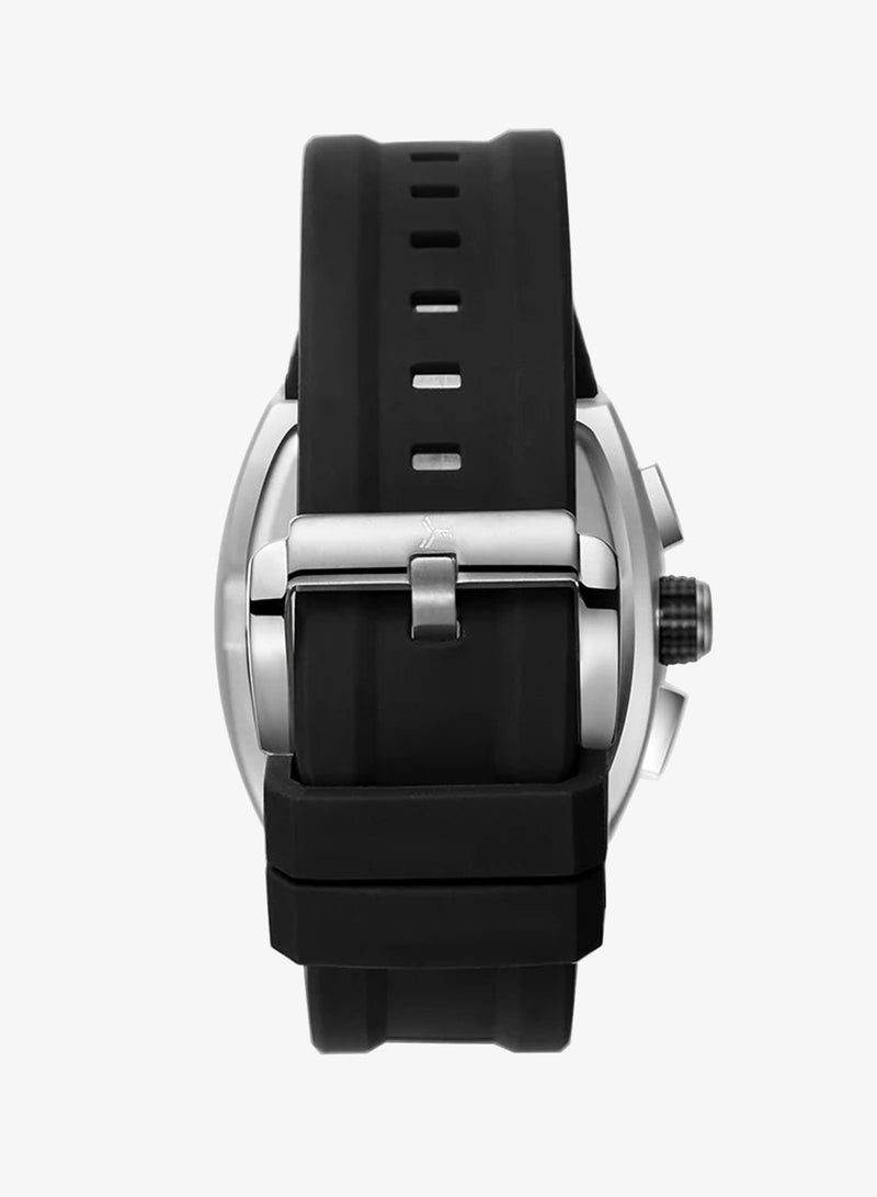 TORNADO Men's Silicone Multi Function Watch T23105-SSBB - 43x54 mm - Image 3