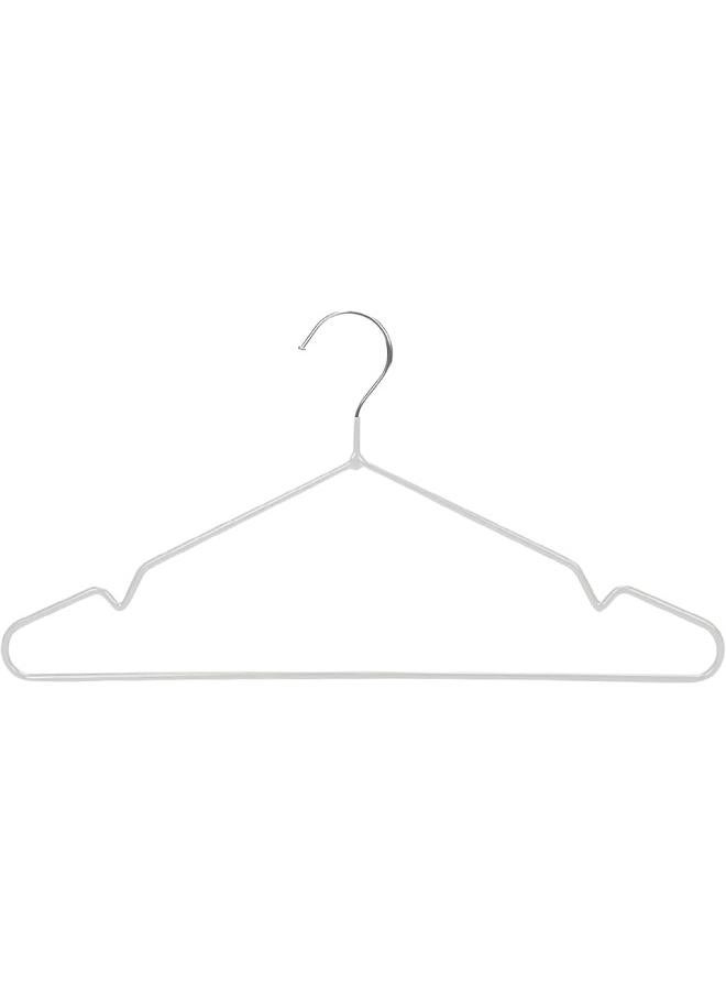 Feelings Metal Hanger PVC Coated White 12Pcs Set 40Cm - Image 1