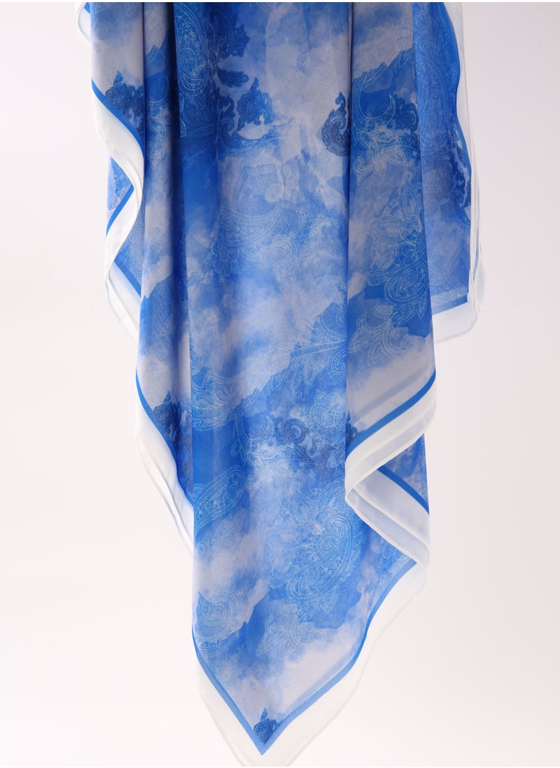 ShineShe Fashionable Chiffon Floral Print Long Scarf Headscarf  - Image 2
