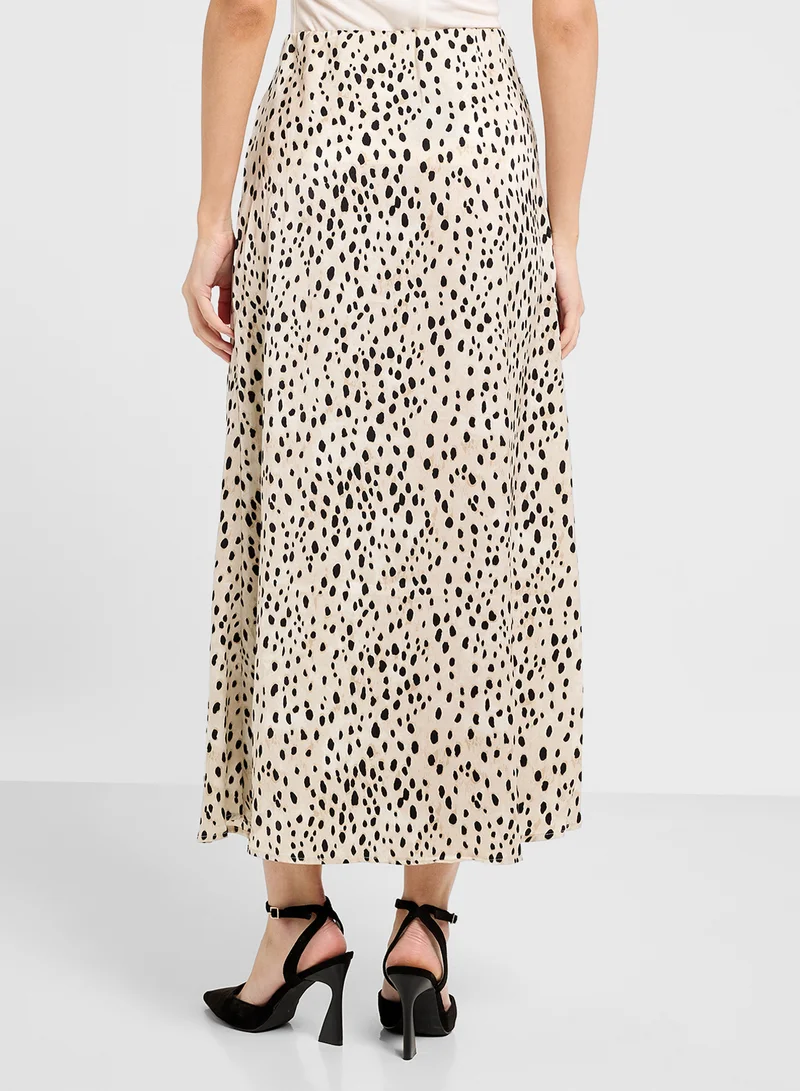 ELLA Polka Print Skirt