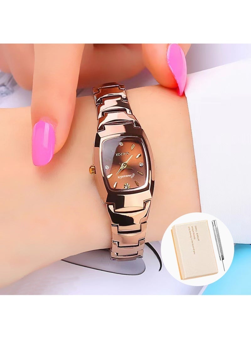 Rose Gold Women's Quartz Analog Watch - Image 1